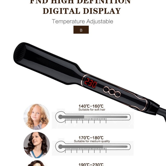 COPY - 2-in-1 Hair Volumizing Iron Hair Straightener Ceramic Crimper Corrugated… - Picture 6 of 10